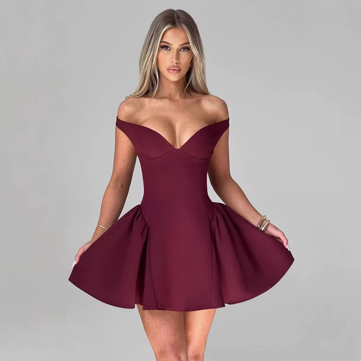 Merlot Mini Dress