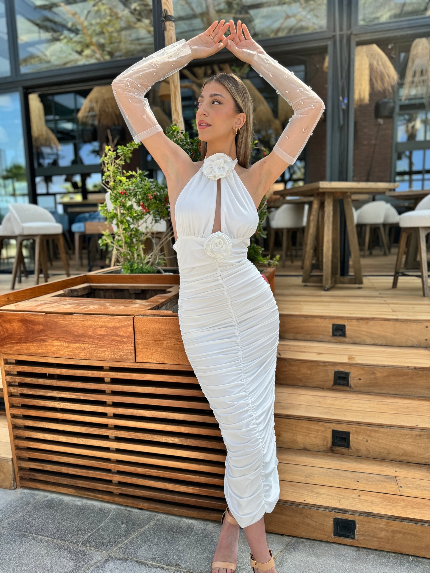 White Blossom Dress