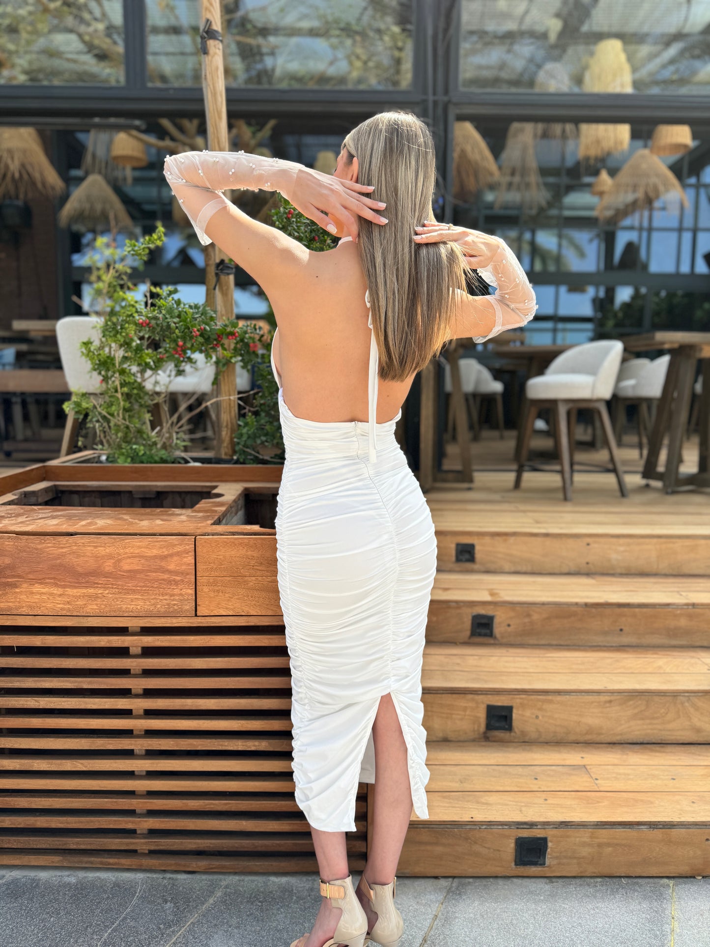White Blossom Dress