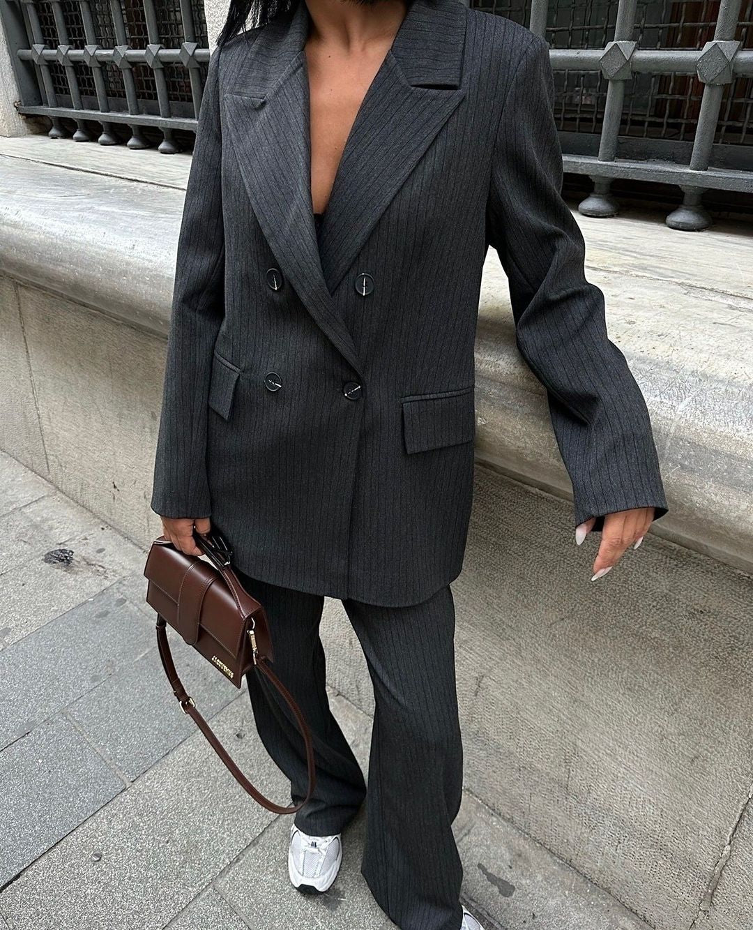 Striped Oversize Suit