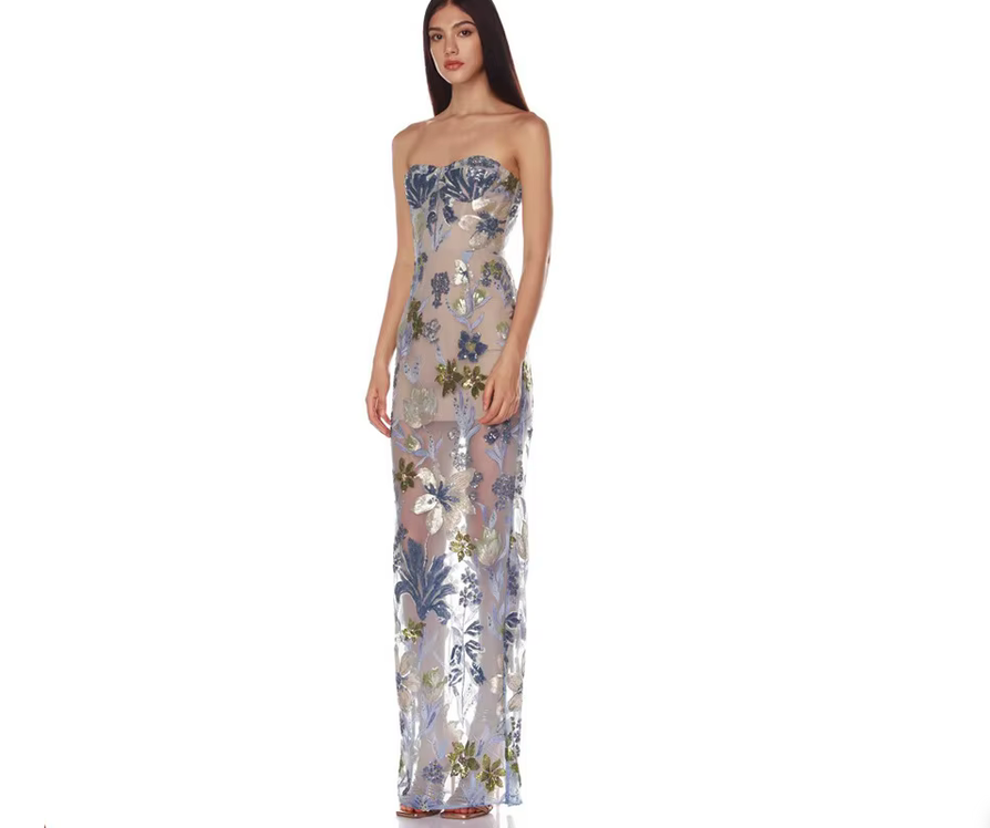 Whisper of Blooms Maxi Dress