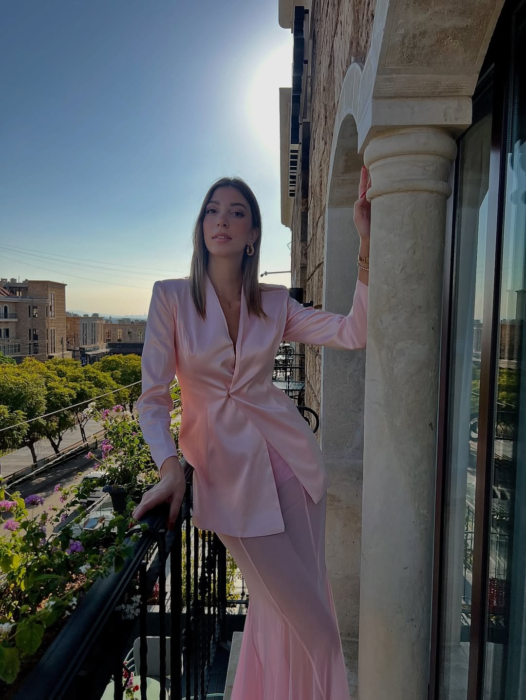 Petal Pink Skirt Suit