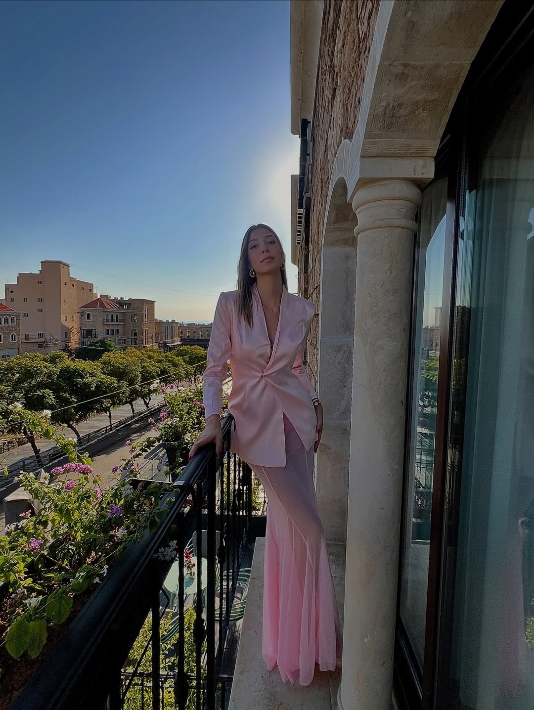 Petal Pink Skirt Suit