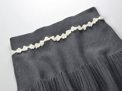 The Pearl Blossom Knit Set