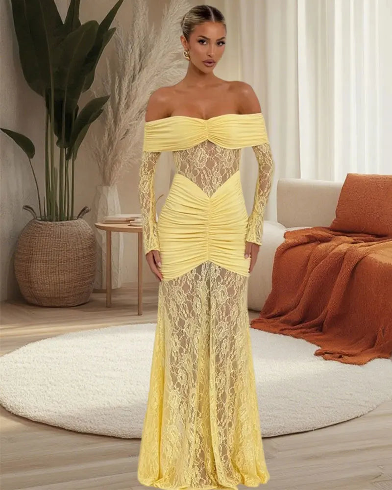 Rhapsody Lace Gown