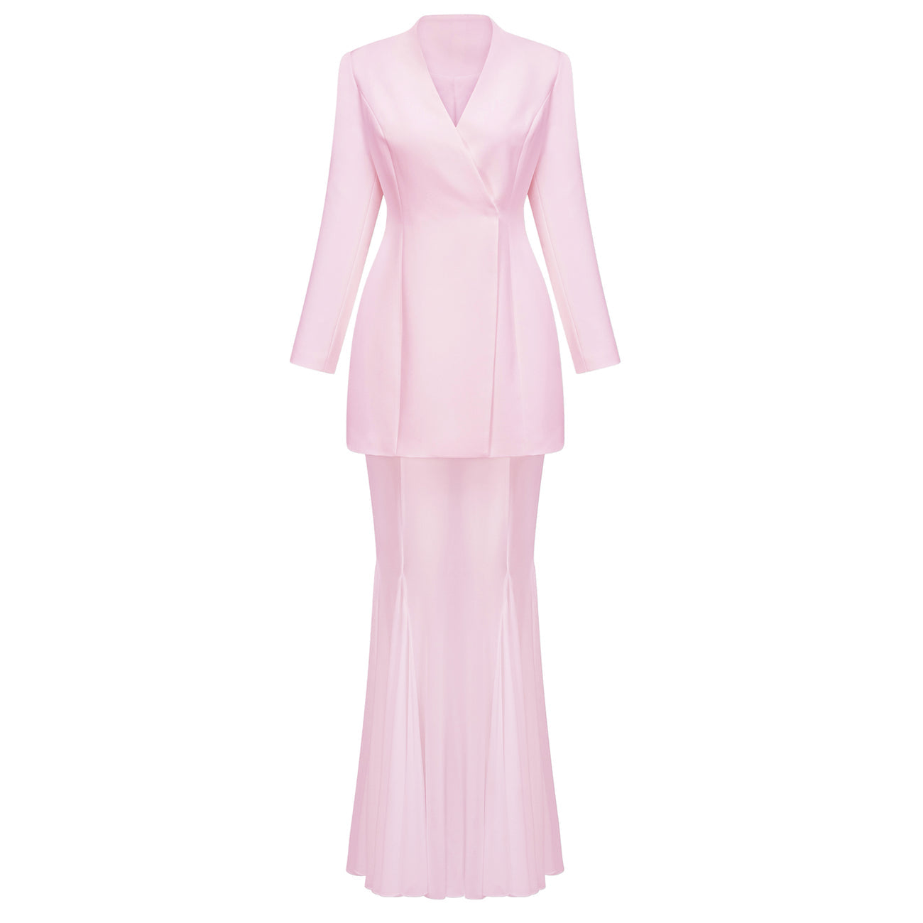 Petal Pink Skirt Suit