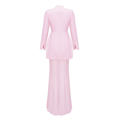 Petal Pink Skirt Suit