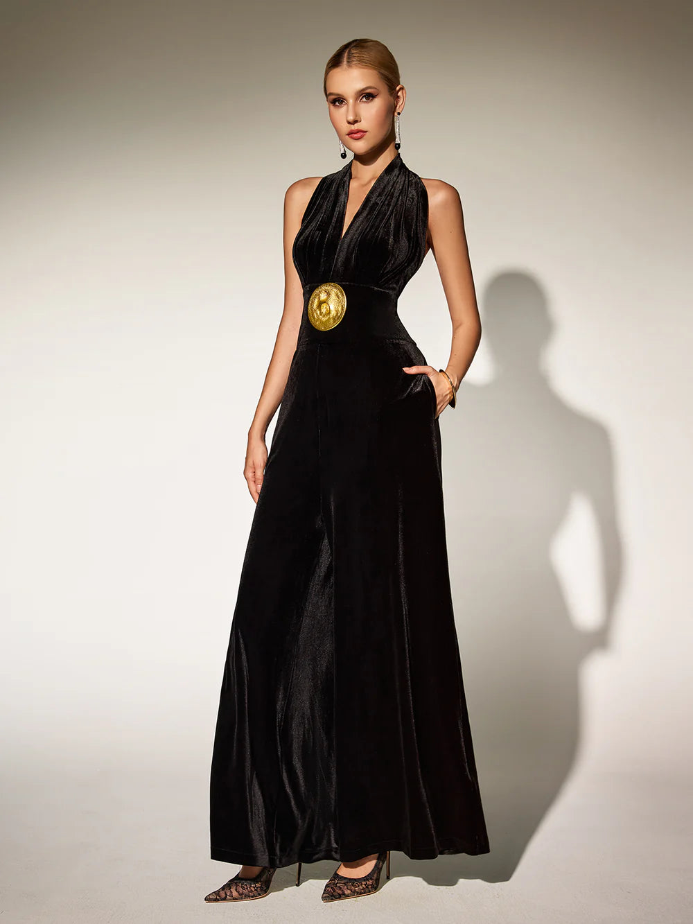 Brytni Velvet Jumpsuit