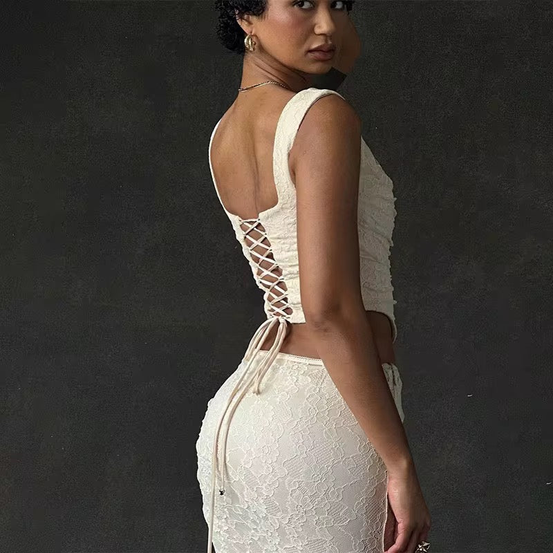 Ivory Dream Lace Set