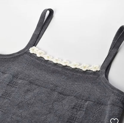 The Pearl Blossom Knit Set