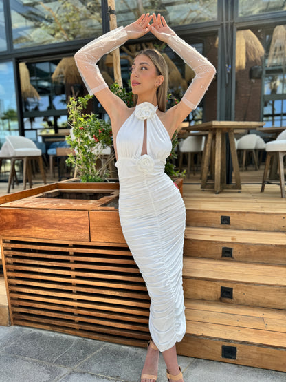 White Blossom Dress