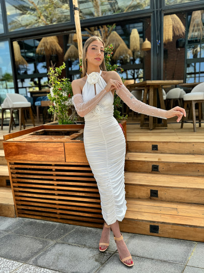 White Blossom Dress