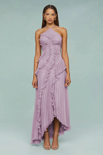 Lavender Ruffle Dress