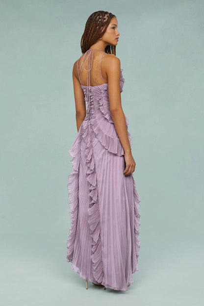 Lavender Ruffle Dress