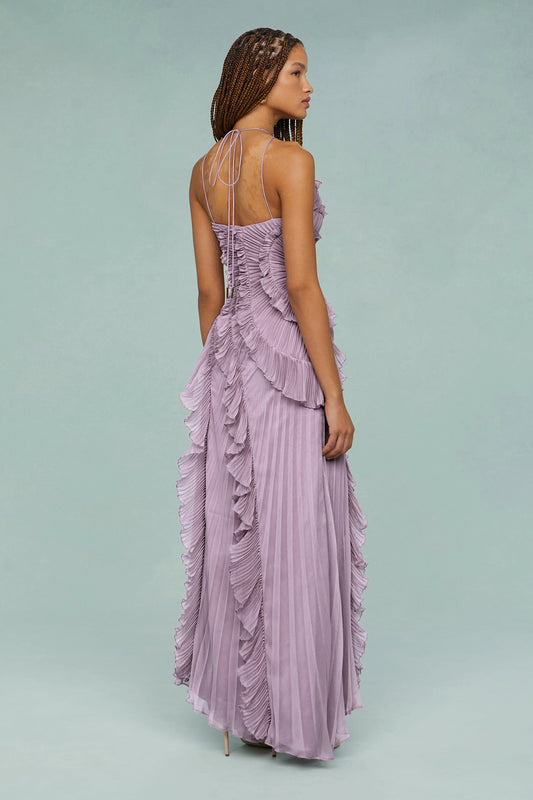 Lavender Ruffle Dress