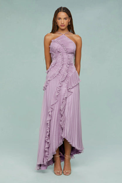 Lavender Ruffle Dress