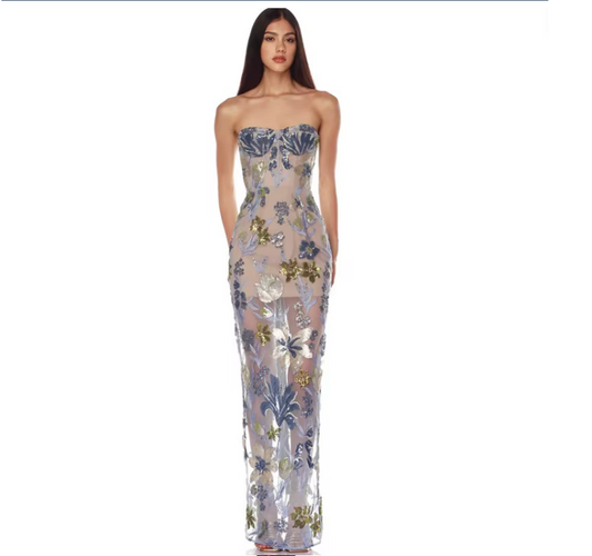 Whisper of Blooms Maxi Dress