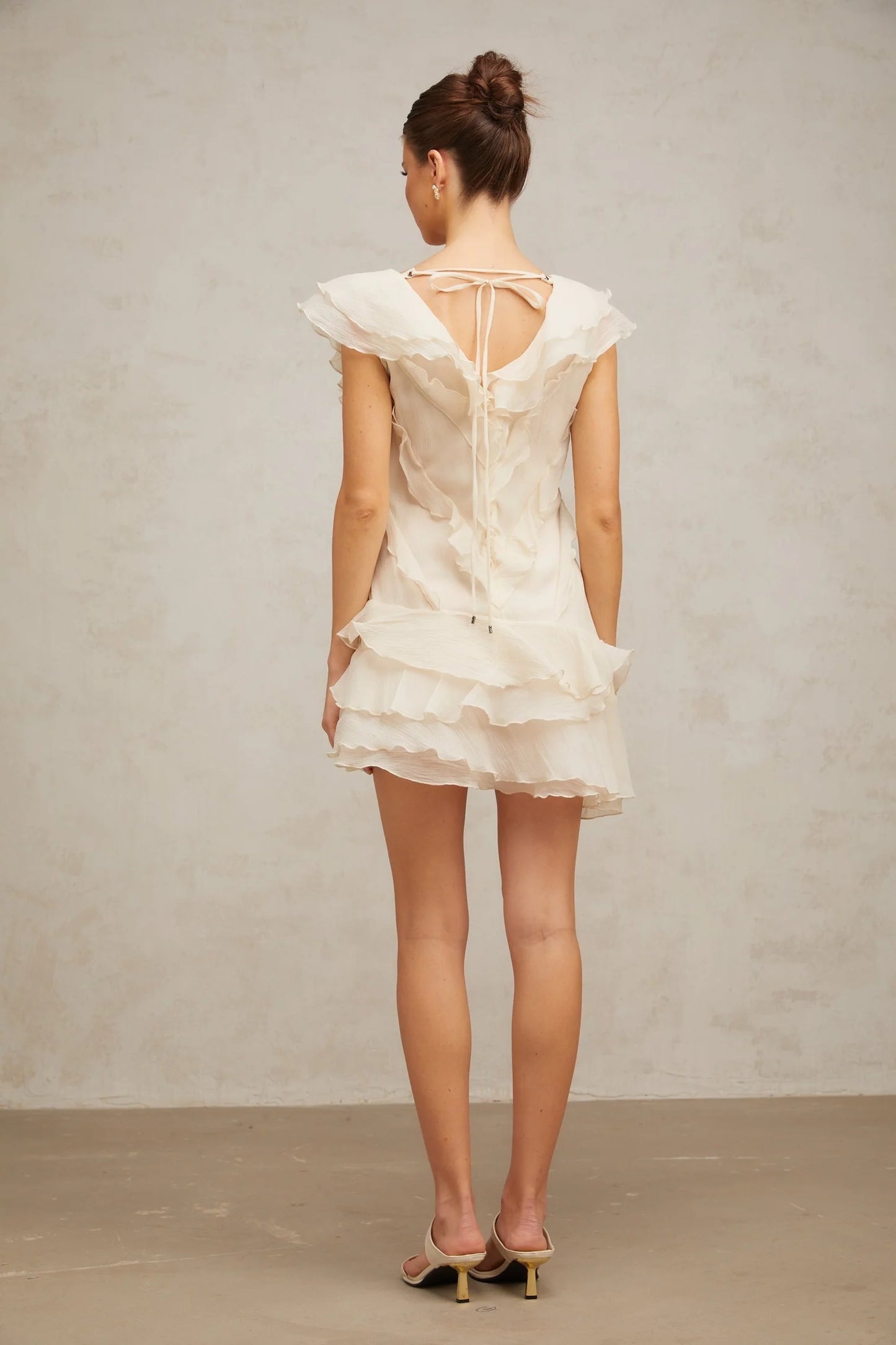 Ruffled Mini Dress
